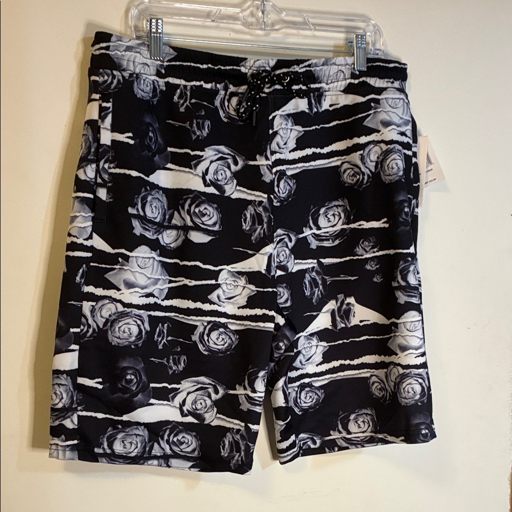 Fresh by Drill Monochrome Floral Men's Board Shorts